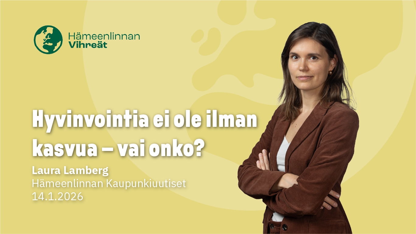 Hyvinvointia ei ole ilman kasvua – vai onko?